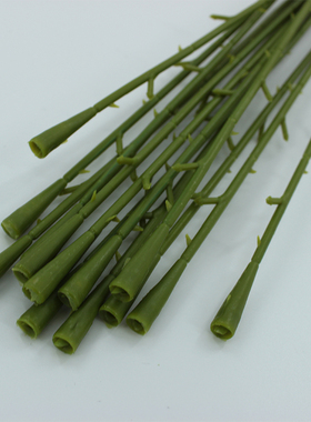 单支菊花杆子仿真花铁丝枝杆绢花