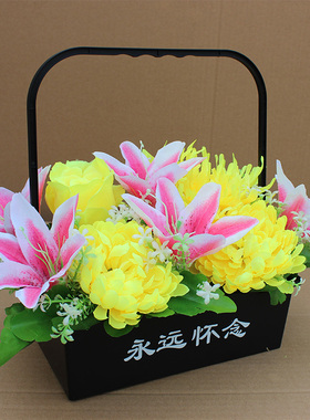 菊花清明节花陵园摆放花扫墓用品