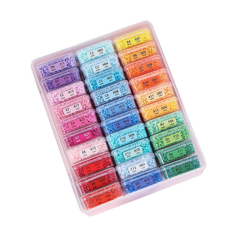 独立收纳拼豆手工diy材料包221色全套全套玩具立体融合拼豆补充包,淘宝优惠券,粉丝福利购,淘宝优惠卷