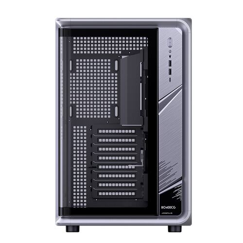 乔思伯BO400CG V2曲面玻璃无立柱海景房360水冷桌面电竞游戏机箱 - 图1