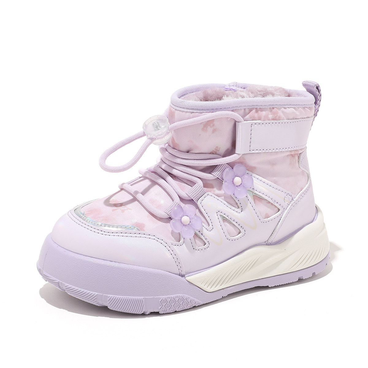 ABCkids童鞋女童厚底雪地靴冬季加绒保暖儿童棉鞋中大童防水棉靴,淘宝优惠券,粉丝福利购,淘宝优惠卷