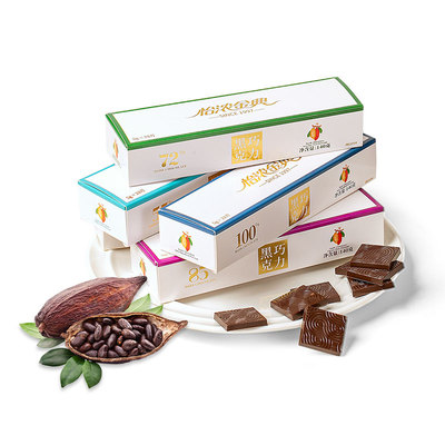 怡浓金典100%无蔗糖纯脂黑巧克力