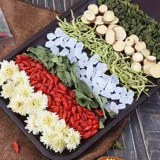 Wolfberry Chrysanthemum Чай, золото и серебряный цветок Комбинированность здоровья цветочный чай, очищающий чай горячий чай, огненный чай, не спите поздно, травяной чай, лицо Огня