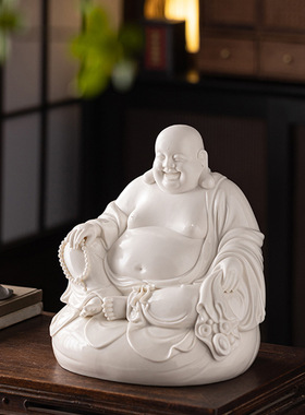 德化陶瓷大肚弥勒佛笑菩萨