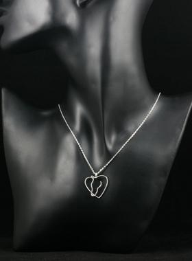 本命年短款原创手工银饰品吊坠