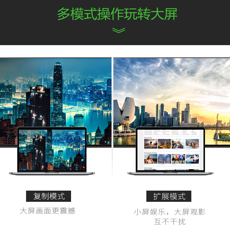 Type c转DP线144HZ 4K雷电3转dp1.4 60hz投屏线USB-C dp转接线适用联想小新戴尔XPS苹果笔记本电脑连显示器8K - 图3