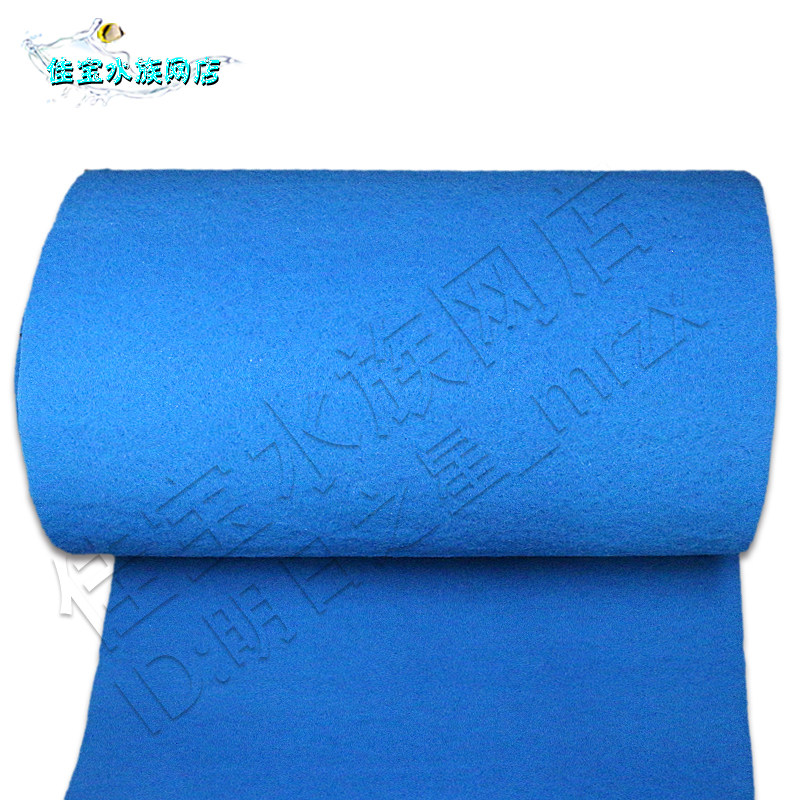 蓝色过滤棉鱼池过滤材料鱼缸过滤棉底滤过滤棉生化棉加厚海棉上滤 - 图2