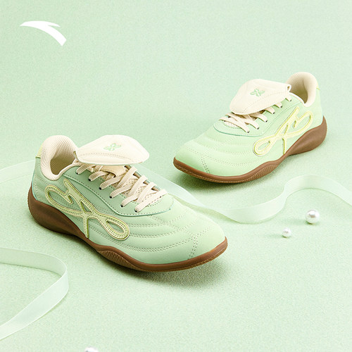 安踏羚跃经典薄底休闲鞋女鞋2026夏季新款软底板鞋百搭正品运动鞋 - 图2