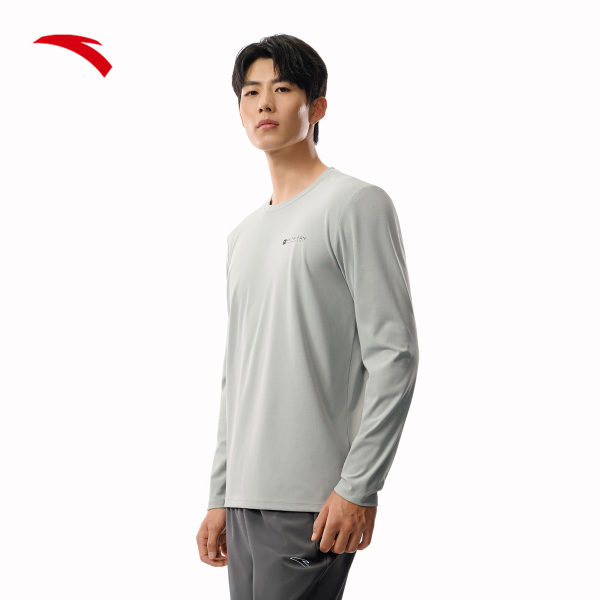 安踏运动长袖T恤速干套头针织衫2026新款轻暖绒训练休闲运动服男,淘宝优惠券,粉丝福利购,淘宝优惠卷