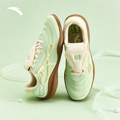 安踏羚跃经典薄底休闲鞋女鞋2026夏季新款软底板鞋百搭正品运动鞋 - 图1