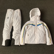 Children Ski Suit Girl Boy Single Double Board Outdoor Thickening Waterproof Snowboarding Ski Pants Suit Ski Gear