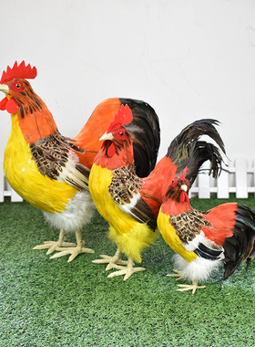 仿真模型小鸡仔拍摄道具摆件