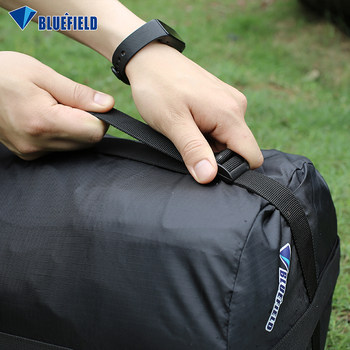 Blue Field Sleeping Bag Compression Bag Oxford Cloth Bag Outdoor Portable Storage Bag Down Jacket Storage Bag Miscellaneous Bag