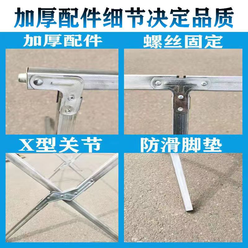 夜市多功能地摆摊加厚桌子展示架摆折叠货架竹席神器一秒收摊便携 - 图0