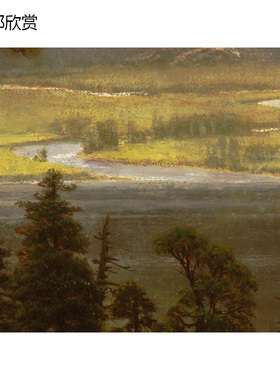 落基山脉兰德哈德逊河画派风景画