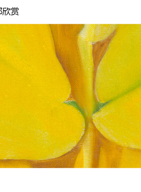 欧姬芙现代抽象花卉油画装饰画