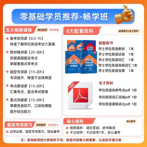 2026年河北高校联盟学士学位英语考试题库历年真题网课学士学位外语成人自考本科视频课程课件电子版复习资料单词词汇试卷教材刷题 - 图2