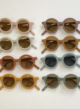 韩国儿童墨镜宝宝1岁防晒ins韩版