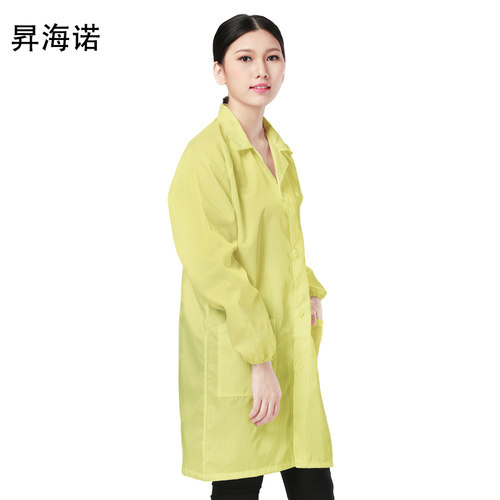 静电衣大褂防静电服工作服 蓝色白色无尘服无尘衣 电子厂静电衣服 - 图3
