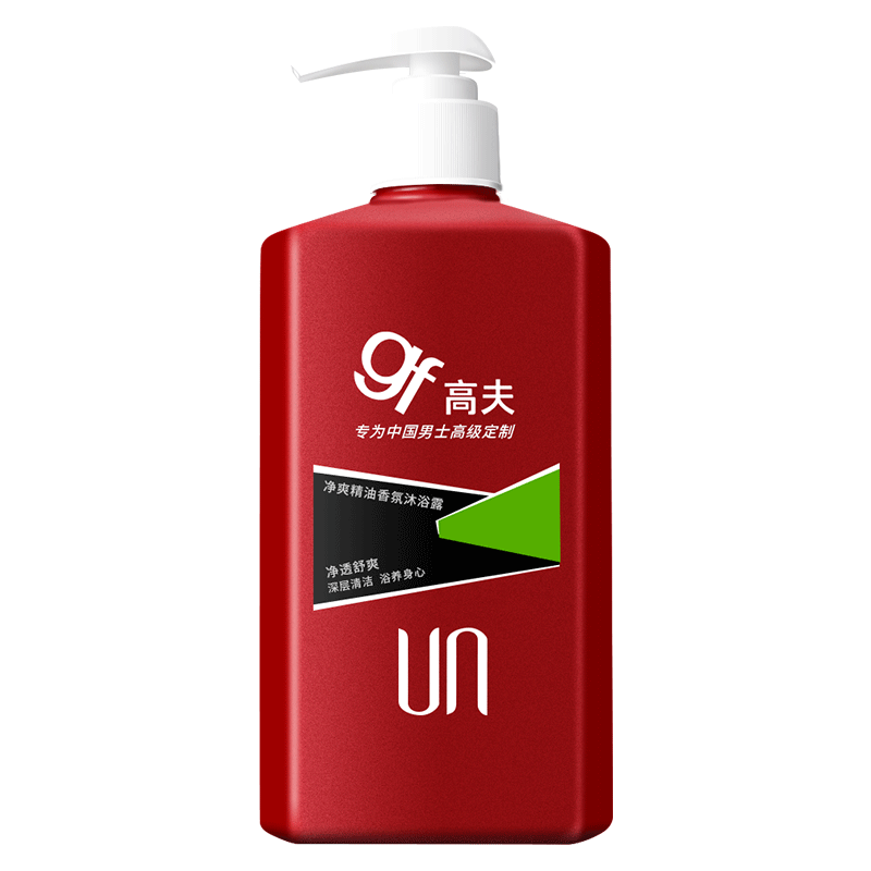 高夫男士持久留香全身沐浴沐浴露 高夫香草雨露男士沐浴露