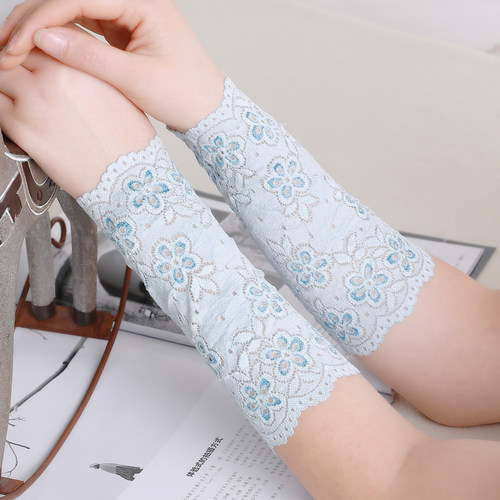 春夏防晒护腕护肘护胳膊手臂套遮挡疤痕纹身装饰手腕粗细可以定制 - 图2