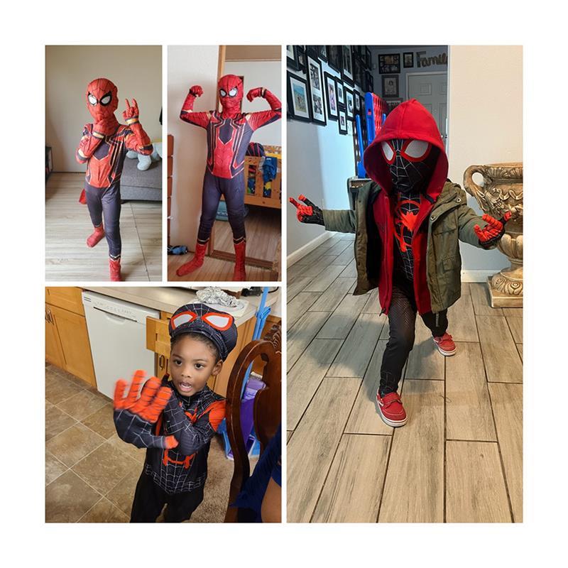 Spiderman Costume Miles Morales Spider Man Cosplay Costume - 图3