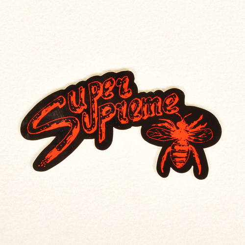 Supreme文字贴纸笔记本行李箱手机装饰贴纸 Box Logo Sticker Sup - 图1