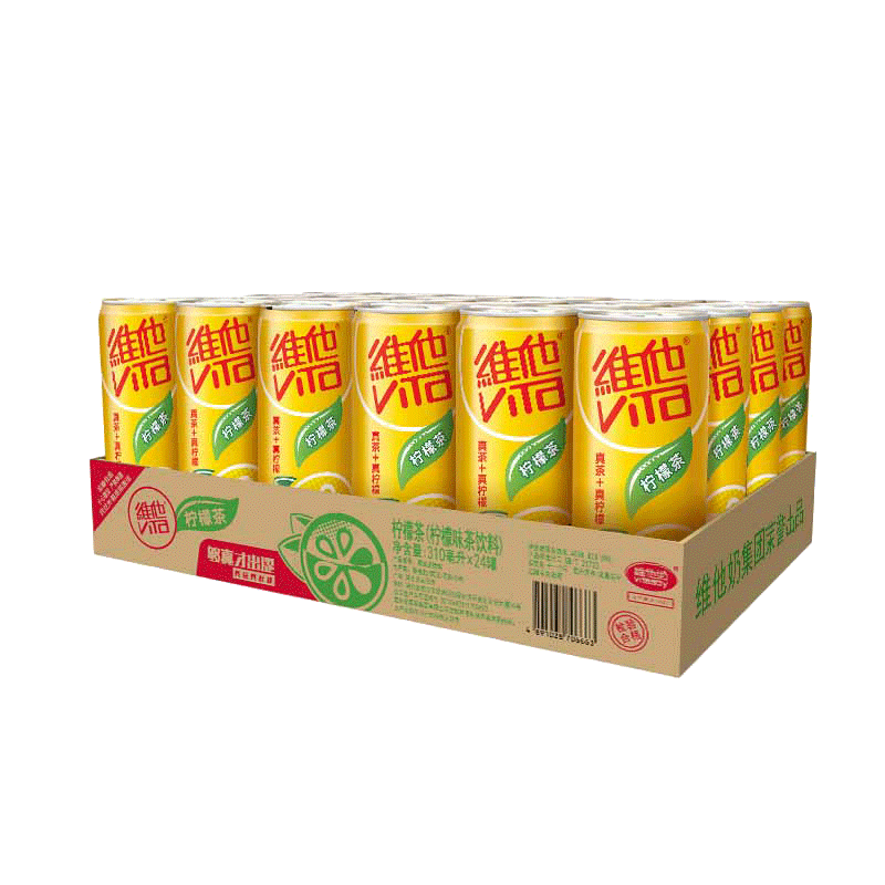 维他310ml*24罐整箱批发真柠檬茶 趣童食品茶饮料