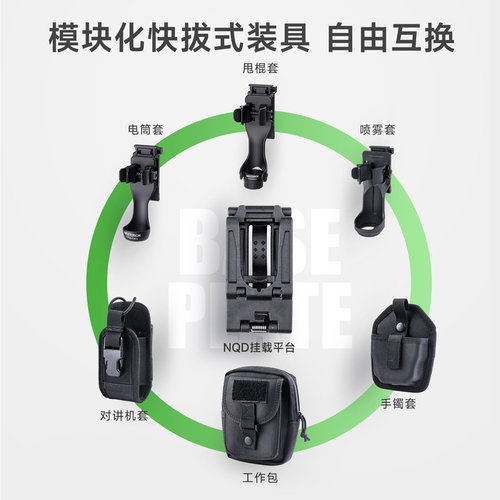 NEXTORCH纳丽德战术腰封多功能执勤组合军迷挂载MOLLE系统套件装 - 图2