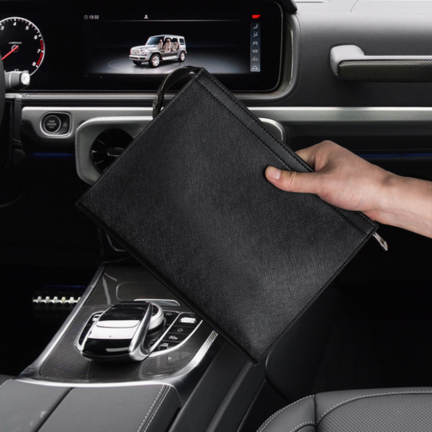 男士真皮时尚奢侈品手提信封包男包 云驰男士包袋