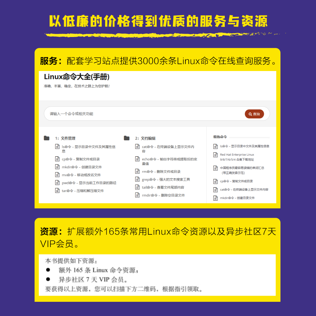 【出版社旗舰店】Linux常用命令自学手册 刘遄linux就该这么学鸟哥的Linux私房菜Linux命令行shell脚本书籍 - 图1