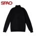 SPAO áo len cao cổ nam 2019 áo len mới màu rắn áo len sinh viên áo ấm SPKA911C01 - Cặp đôi áo len