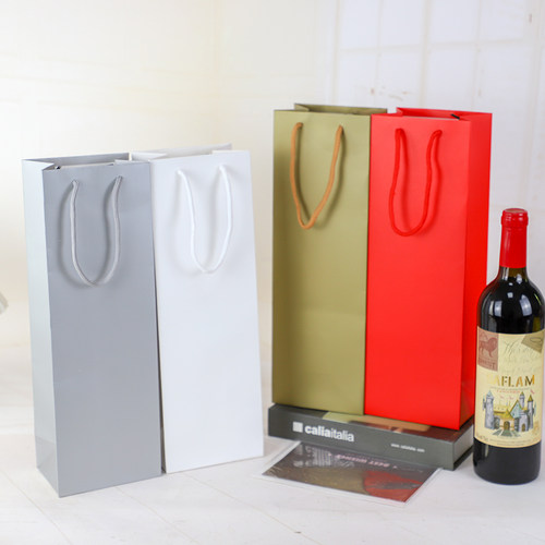 高颜值生日伴手礼节日ins风礼品手提袋中秋春节葡萄酒包装袋纸袋 - 图1
