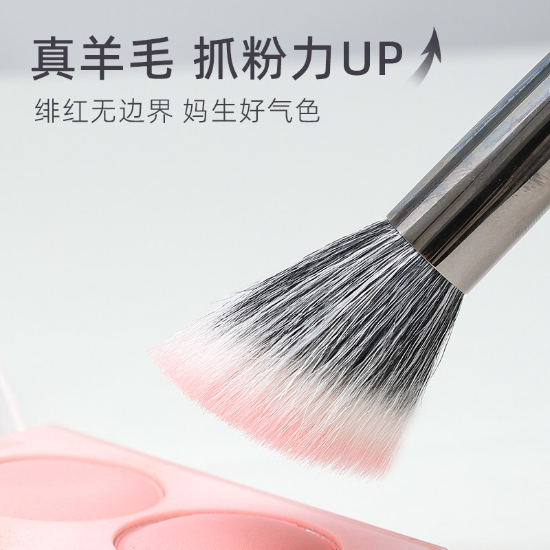 郭小妞斜坡面点彩刷细光峰羊毛多功能小号眼部遮暇刷腮红刷修容刷,淘宝优惠券,粉丝福利购,淘宝优惠卷