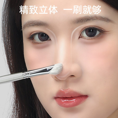 郭小妞修容提亮刷侧脸阴影刷面部轮廓雪狐毛高光刷一支装化妆刷 - 图2