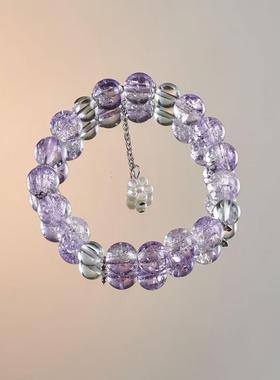 小苍兰显白碎花超仙绿色学生小红书碎花闺蜜爆款手饰柠檬手串手链