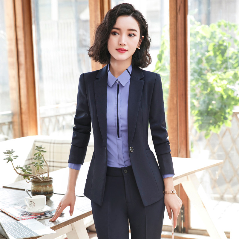 商务气质女套装大学生高端工作服 瓦妮达职业女裤套装
