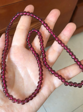 四季款经典紫色多层次人造水晶松紧弹性手链