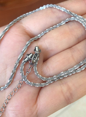 简约款满天星水滴钛钢女式时尚项链