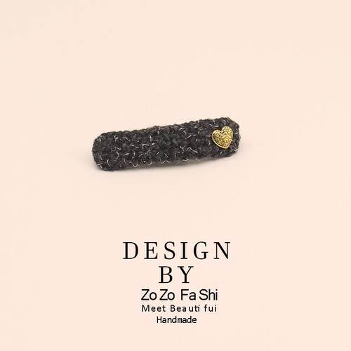 秋冬复古爱心毛绒发夹边夹侧边刘海夹子前额碎发卡女2025新款发饰 - 图3