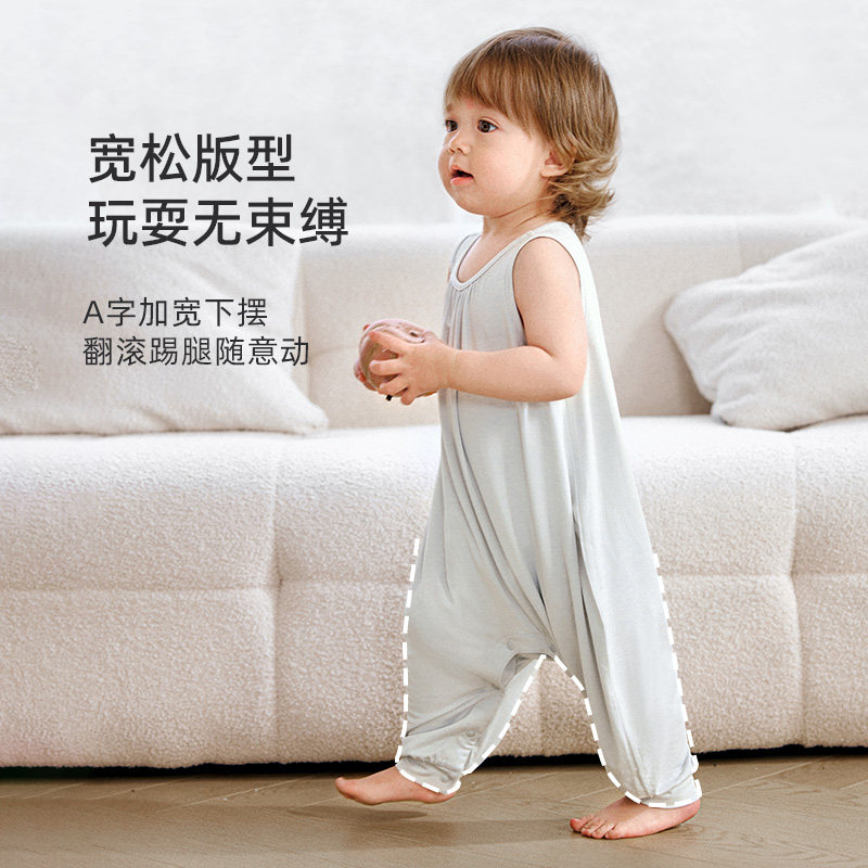 BororoX尼多熊宝宝睡袋透气婴儿睡袋连体衣夏季背心防踢被子神器,淘宝优惠券,粉丝福利购,淘宝优惠卷