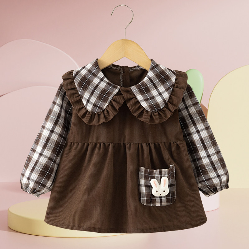 儿童罩衣宝宝吃饭围兜围裙女公主防水防脏洋气秋冬婴儿小孩反穿衣,淘宝优惠券,粉丝福利购,淘宝优惠卷