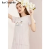 Áo thun ngắn tay La Chapelle nữ 2019 hè mới phiên bản Hàn Quốc của những chiếc váy dài chấm bi cao dành cho nữ - váy đầm