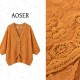 AOSER boho cutout ເທິງແຂນຍາວ
