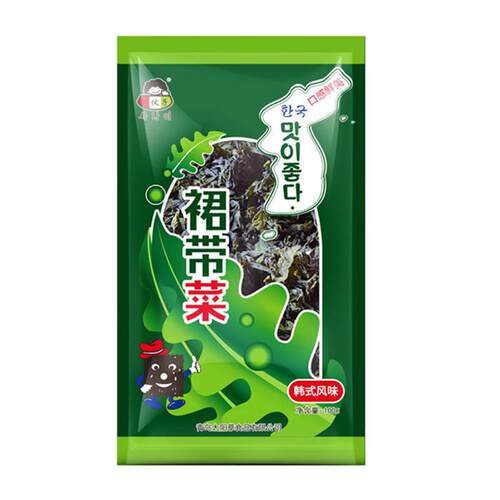 韩国海带汤用海带小伙子裙带菜100g韩式薄海带干货海白菜40人份 - 图1