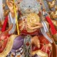 High-quality pure copper painted Earth Mother Goddess statue dedicated to the Taoist Queen Earth Mother Earth Mother Yuanjun Mother of the Earth ornaments