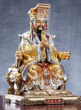 许天师神像台湾琉晶彩家用