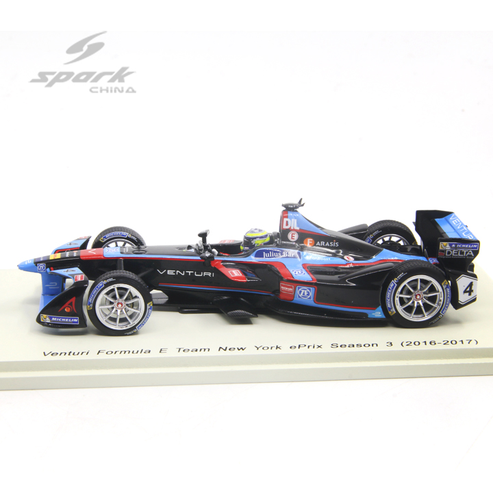 Spark 模型车1/43 S5906 Venturi Formula E #4 Rd10 纽约 2017 - 图3