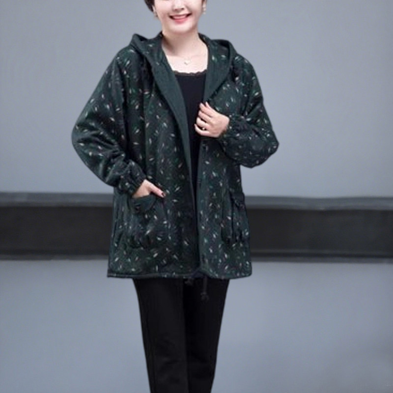 中老年外套女春秋冬装新款加肥加大码上衣妈妈洋气宽松棉服200斤,淘宝优惠券,粉丝福利购,淘宝优惠卷