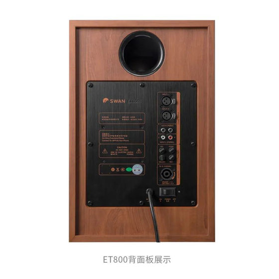 惠威ET800/1000家庭ktv音响双话筒蓝牙音箱8英寸低音有源书架音箱